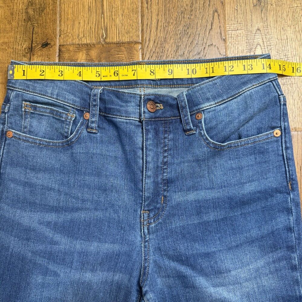 Madewell Womens Medium Wash 9'' Mid Rise Skinny Jeans Size 28 Inseam 29 - Picture 3 of 9